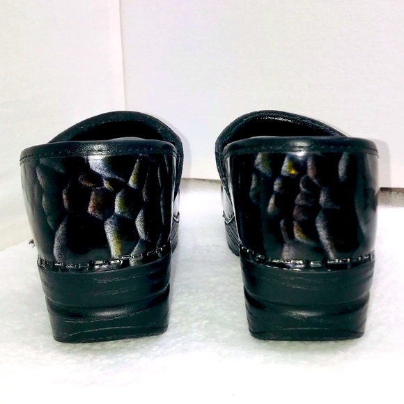 Dansko Reptile Print Clogs - Picture 6 of 7